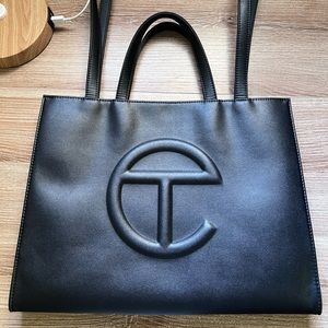Telfar Medium Black Tote